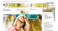 Desktop Screenshot of gaida-optik.de